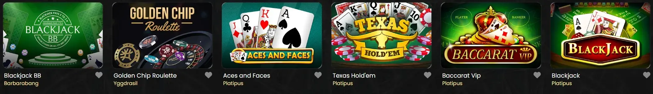 Tischspiele im Sortiment